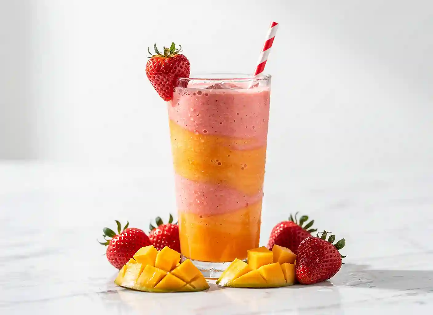 Strawberry mango smoothie